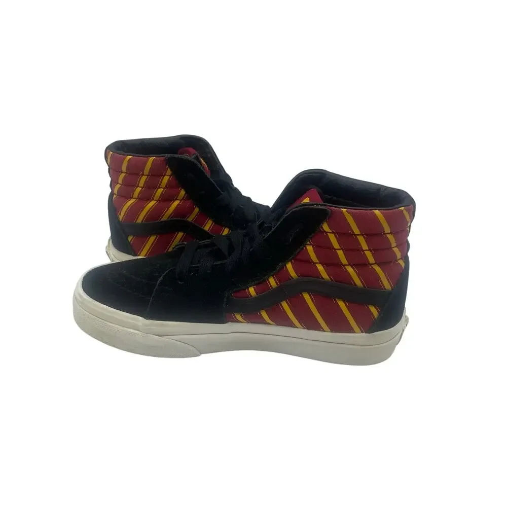 VANS x Harry Potter Gryffindor Red Gold Sk8 Hi Shoes Kids Youth 1